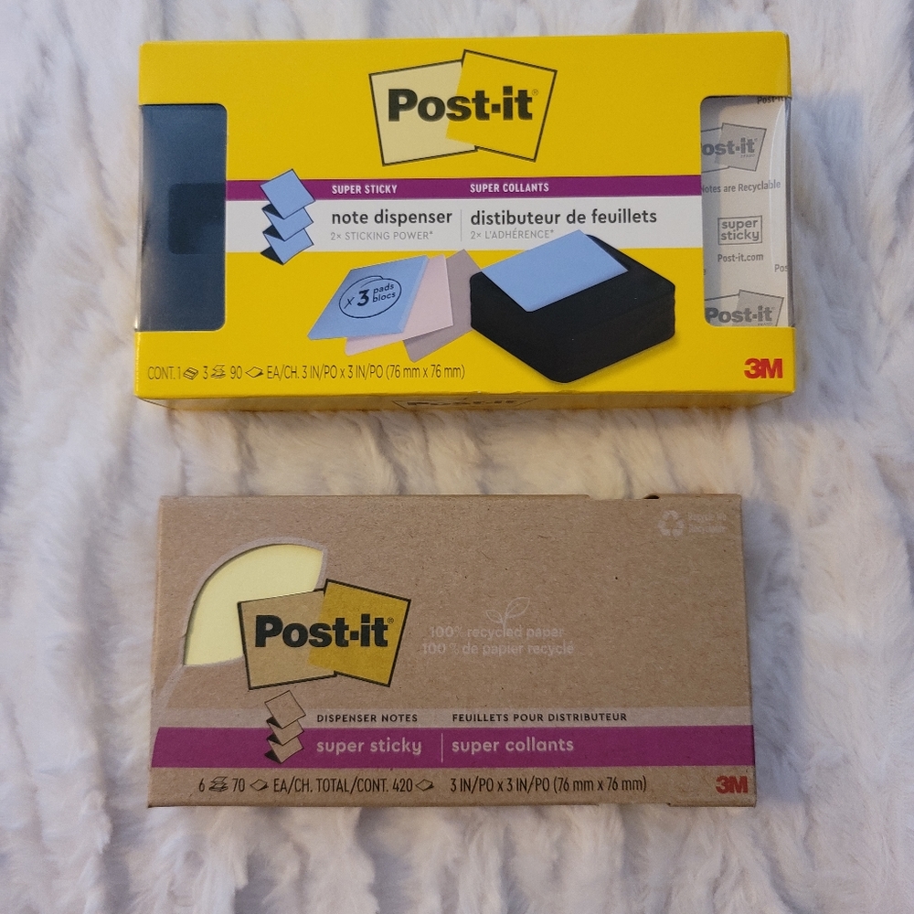 3M Post-it Notes Pop-up Notes Dispenser & Post-it 6 pack pop-up notes (yellow)